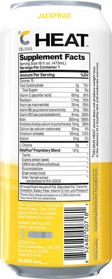 Jackfruit – Product's Back Label