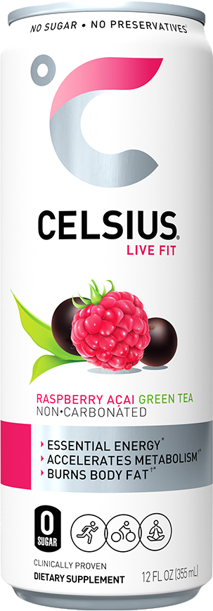 Raspberry Acai Green Tea – Product's Front Label