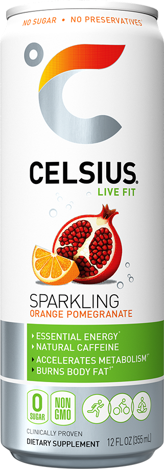 Sparkling Orange Pomegranate – Product's Front Label
