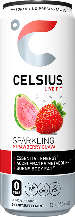 Sparkling Strawberry Guava – Product's Front Label