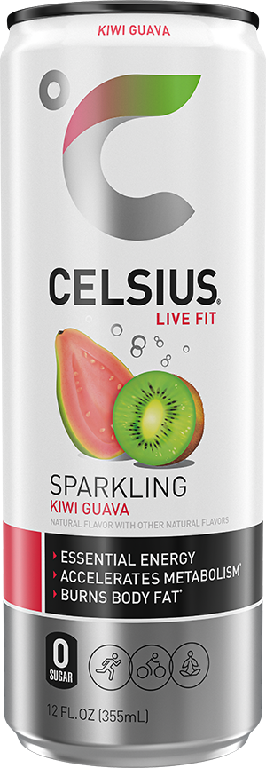 Sparkling Kiwi Guava Can Label