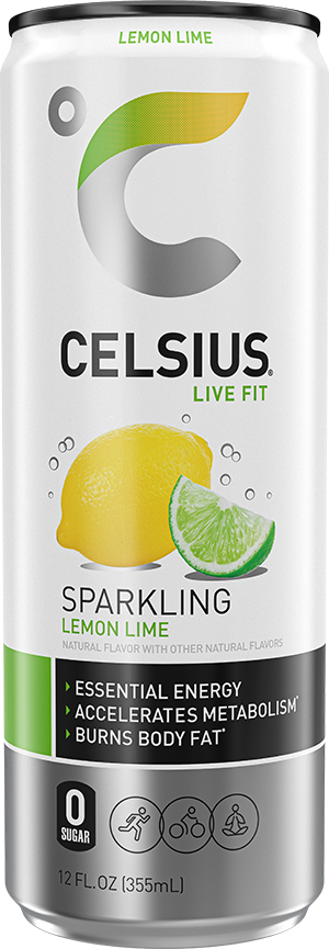 Sparkling Lemon Lime Can Label