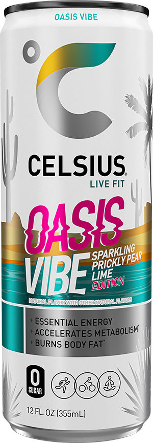 Sparkling Oasis Vibe Can Label