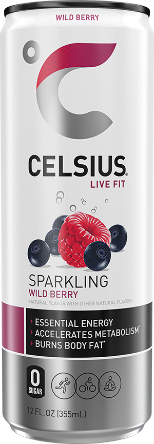 Sparkling Wild Berry Can Label