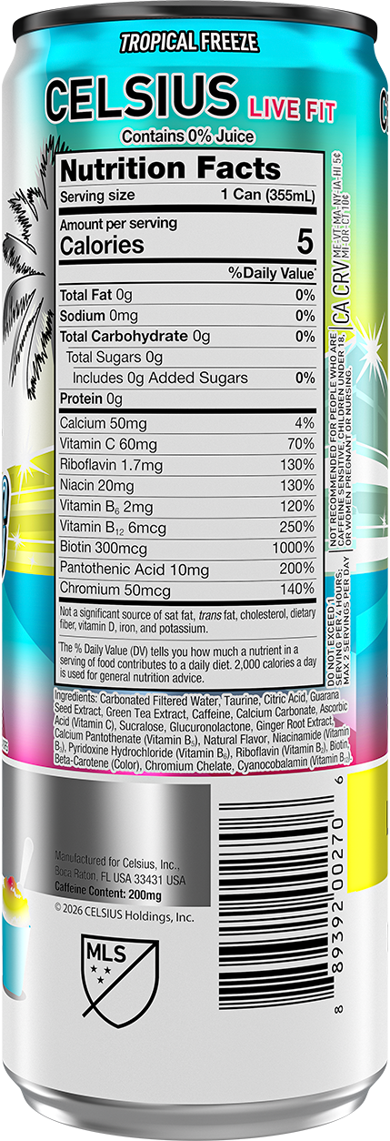 Electric Vibe – Product's Back Label